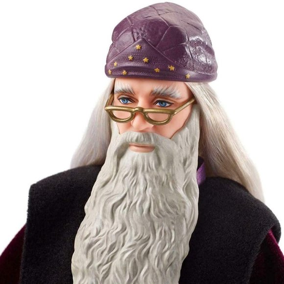 NIB! Mattel Harry Potter Albus Dumbledore Collectible Poseable Doll, One Size - Picture 5 of 10